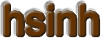 hsinh branded letters