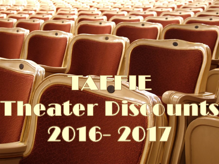 TAFFIE 2016 2017 Theater Discount Codes